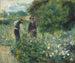 Cueillir des fleurs - Pierre-Auguste Renoir — vista dell’opera