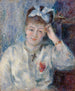 Portrait of Mademoiselle Marie Murer Portrait de Mademoiselle Marie Murer - Pierre-Auguste Renoir — Ansicht des Kunstwerks