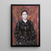 Portrait von Mme Paulin - Pierre-Auguste Renoir — gerahmtes Bild an der Wand