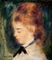 Ritratto di una donna - Pierre-Auguste Renoir — vista dell’opera