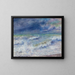 Meeres-Gemälde - Pierre-Auguste Renoir — gerahmtes Bild an der Wand