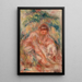 Skizze einer Frau - Pierre-Auguste Renoir — gerahmtes Bild an der Wand