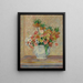 Stillleben mit Blumen - Pierre-Auguste Renoir — gerahmtes Bild an der Wand