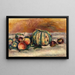 Stillleben mit Melone - Pierre-Auguste Renoir — gerahmtes Bild an der Wand