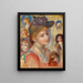 Studio di teste di ragazze Étude de têtes de jeunes filles - Pierre-Auguste Renoir — quadro incorniciato alla parete