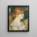 Suzanne Valadon - Pierre-Auguste Renoir — quadro incorniciato alla parete
