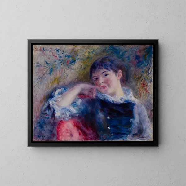 Il Sognatore - Pierre-Auguste Renoir — quadro incorniciato alla parete