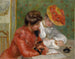 La Lettre - Pierre-Auguste Renoir — vista dell’opera