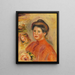 Têtes de femme Gabrielle - Pierre-Auguste Renoir — quadro incorniciato alla parete