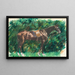 Ein Pferd - Pierre-Auguste Renoir — gerahmtes Bild an der Wand
