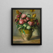 Vaso di peonie - Pierre-Auguste Renoir — quadro incorniciato alla parete