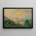 Vista di Montmartre - Pierre-Auguste Renoir — quadro incorniciato alla parete