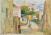 Vista del villaggio, strada di Cagnes - Pierre-Auguste Renoir — vista dell’opera