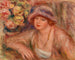 Donna appoggiata - Pierre-Auguste Renoir — vista dell’opera