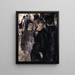 Junge Mädchen - Pierre-Auguste Renoir — gerahmtes Bild an der Wand