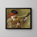 Giovane donna spagnola con chitarra - Pierre-Auguste Renoir — quadro incorniciato alla parete