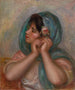 Giovane donna che sistema il suo orecchino - Pierre-Auguste Renoir — vista dell’opera