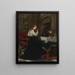 Der Spiegel - Pierre-Charles Comte — gerahmtes Bild an der Wand