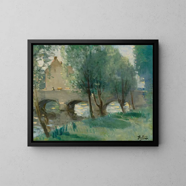 Le Pont - Pierre-Eugène Montzin — quadro incorniciato alla parete