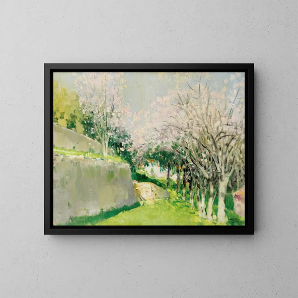 Les Amandiers à Cap Ferrat - Pierre-Eugène Montzin — quadro incorniciato alla parete