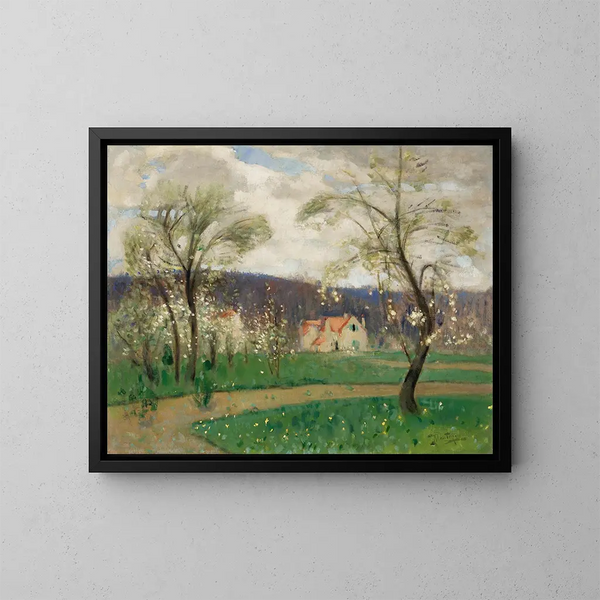 Paesaggio - Pierre-Eugène Montzin — quadro incorniciato alla parete