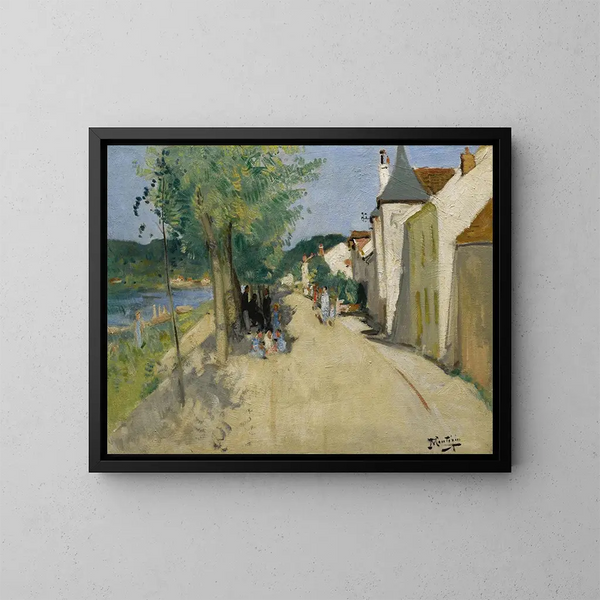 Quai Saint-Mammes - Pierre-Eugène Montzin — quadro incorniciato alla parete