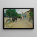 Straße im Dorf - Pierre-Eugène Montzin — gerahmtes Bild an der Wand