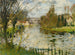 Dorf am Flussufer - Pierre-Eugène Montzin — Ansicht des Kunstwerks