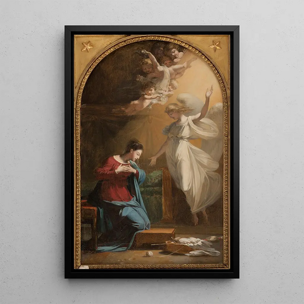 L'Annonciation - Pierre-Jérôme Lordon — framed artwork on a wall