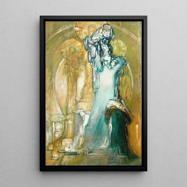 Salomé the Bird of Prey - Pierre Amédée Marcel-Béronneau — framed artwork on a wall