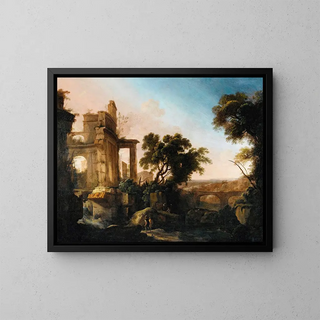 Pierre Antoine Patel the younger - Landscape With Ruins.webp