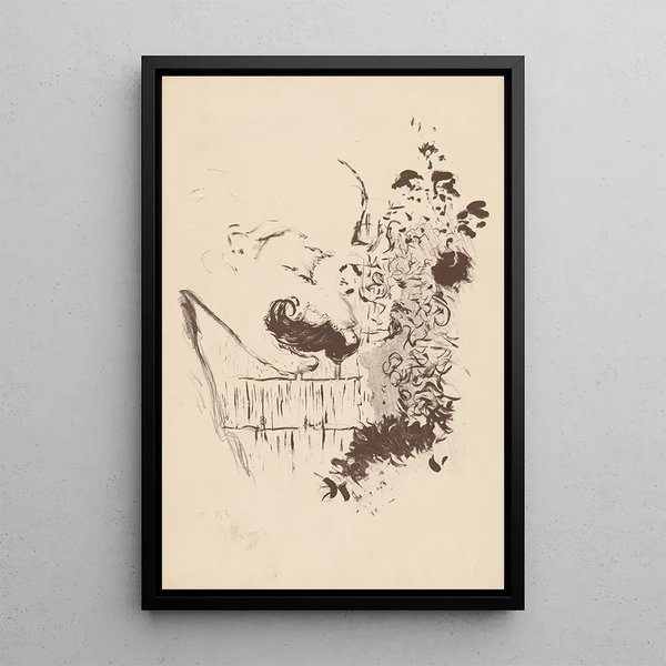 Conversation - Pierre Bonnard — framed artwork on a wall
