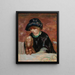 Die Frau mit dem Basset oder Porträt von Marthe Bonnard mit Basset - Pierre Bonnard — gerahmtes Bild an der Wand