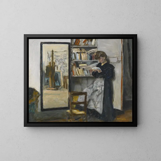 La lecture - Pierre Bonnard — gerahmtes Bild an der Wand