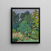 Il giardino di Vernon - Pierre Bonnard — quadro incorniciato alla parete