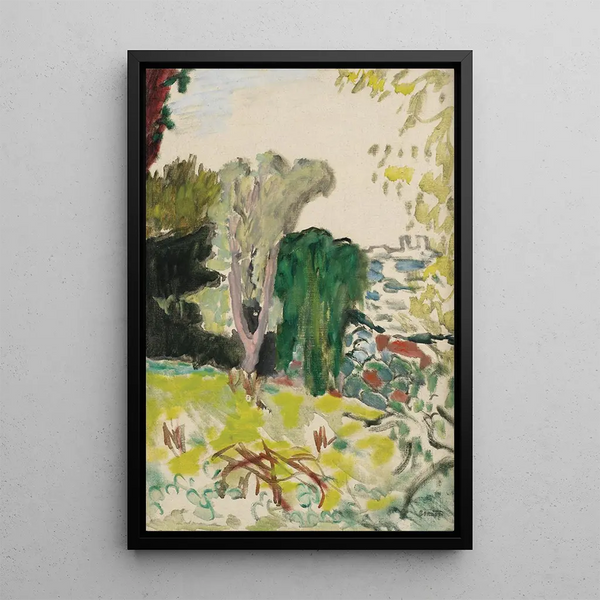 View of Antibes - Pierre Bonnard — framed artwork on a wall