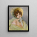 Son nouveau bonnet - Pierre Carrier-Belleuse — framed artwork on a wall