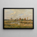 Paesaggio vicino ad Amiens - Pierre Emmanuel Damoye — quadro incorniciato alla parete