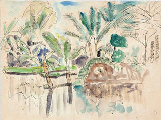 Pierre Jean Apol - Palmen bij het water.webp