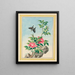 Pflanzen aus China Pl.003 - Pierre Joseph Buchoz — gerahmtes Bild an der Wand