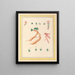 Plants of China Pl101 - Pierre Joseph Buc'hoz — framed artwork on a wall