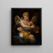 Cupidon, der den Schlafzauber von Psyche aufhebt - Pierre Joseph Célestin François — gerahmtes Bild an der Wand