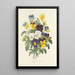Choice of the Most Beautiful Flowers pl 067 - Pierre Joseph Redouté — framed artwork on a wall