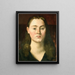 Portrait der Baronin Lefèvre - Pierre Puvis de Chavannes — gerahmtes Bild an der Wand