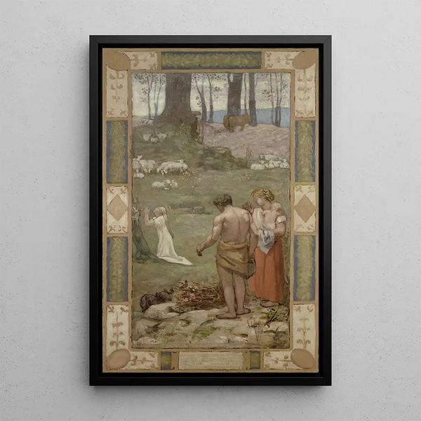 Pierre Puvis de Chavannes - Saint Genevieve as a child in prayer.webp