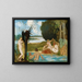 Schizzo per l'estate: Il Bagno - Pierre Puvis de Chavannes — quadro incorniciato alla parete