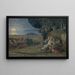 Schlaf - Pierre Puvis de Chavannes — gerahmtes Bild an der Wand