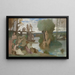 Der Fluss - Pierre Puvis de Chavannes — gerahmtes Bild an der Wand
