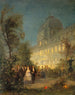 Feier der Nacht auf den Tuileries am 10. Juni 1867 anlässlich des Besuchs der ausländischen Souveräne auf der Weltausstellung - Pierre Tétar van Elven — Ansicht des Kunstwerks