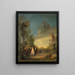Feier der Nacht auf den Tuileries am 10. Juni 1867 anlässlich des Besuchs der ausländischen Souveräne auf der Weltausstellung - Pierre Tétar van Elven — gerahmtes Bild an der Wand